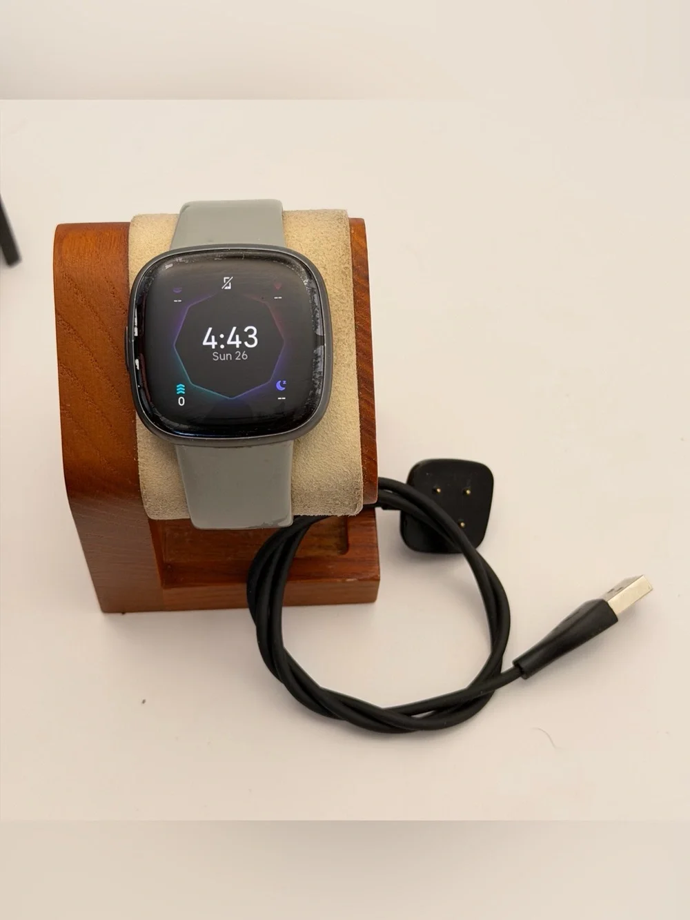 Fitbit Sense 2, Tested, Silver/silver, Good, Charger Included, Latest Model